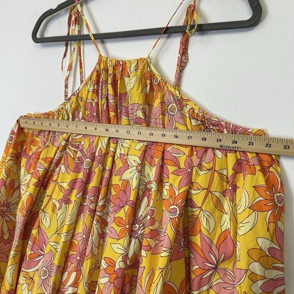 NEW J Crew Sunset Floral Mini Dress Womens Size 2X Halter - Picture 7 of 12